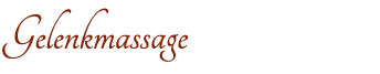 Gelenkmassage